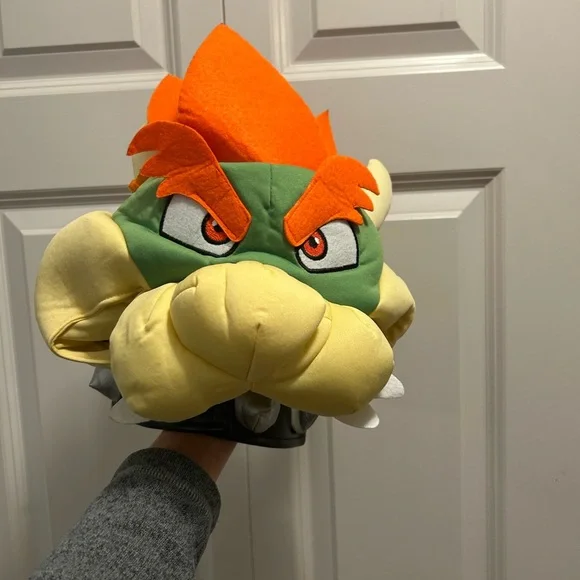 Kids Bowser Headpiece and Shell - Picture 5 of 8
